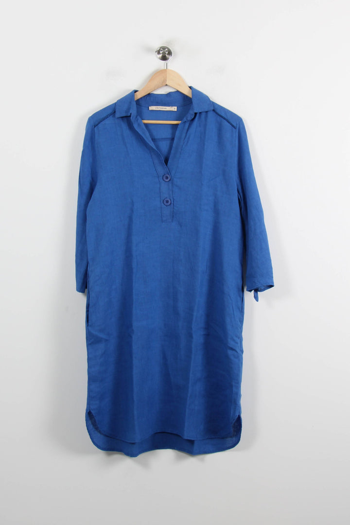 Robe Chemise Bleue - Taille M/38 de la marque La Fée Maraboutée | PARAD72259 - Vendu par Paradigme - Image 2