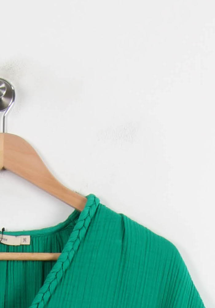 Robe Longue Verte - Taille S/36 de la marque La Fée Maraboutée | PARAD72262 - Vendu par Paradigme - Image 3
