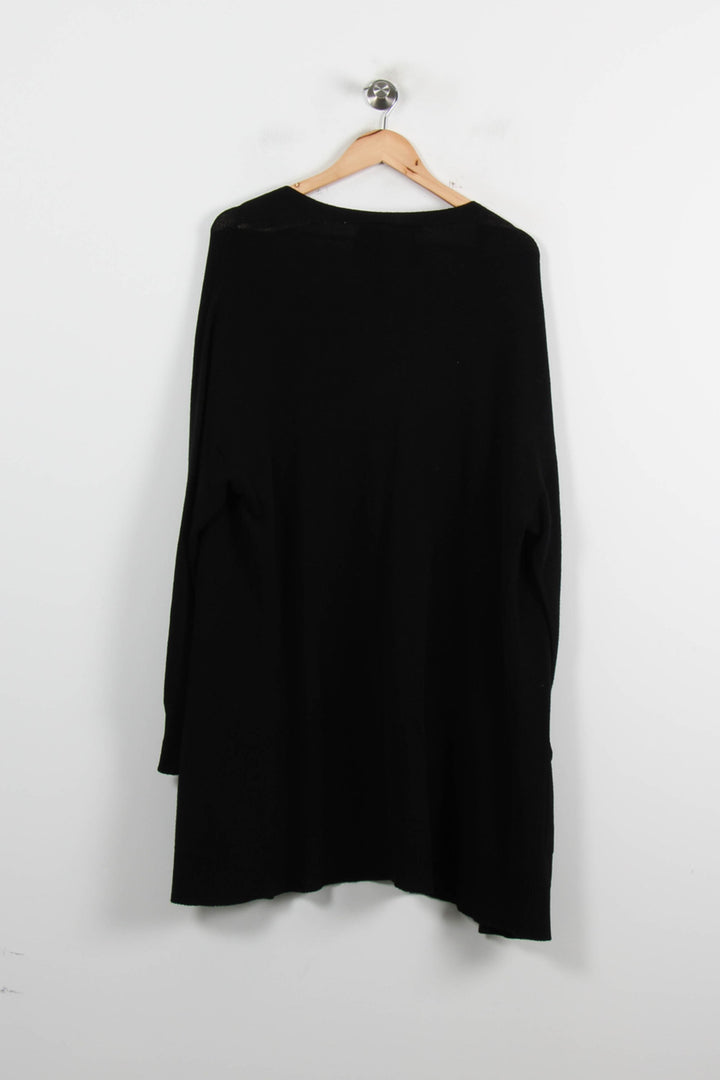 Cardigan Noir - Taille L/40 de la marque La Fée Maraboutée | PARAD72264 - Vendu par Paradigme - Image 4