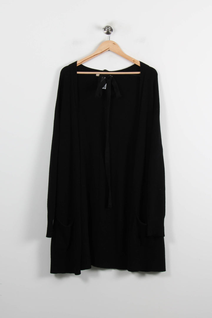 Cardigan Noir - Taille L/40 de la marque La Fée Maraboutée | PARAD72264 - Vendu par Paradigme - Image 2