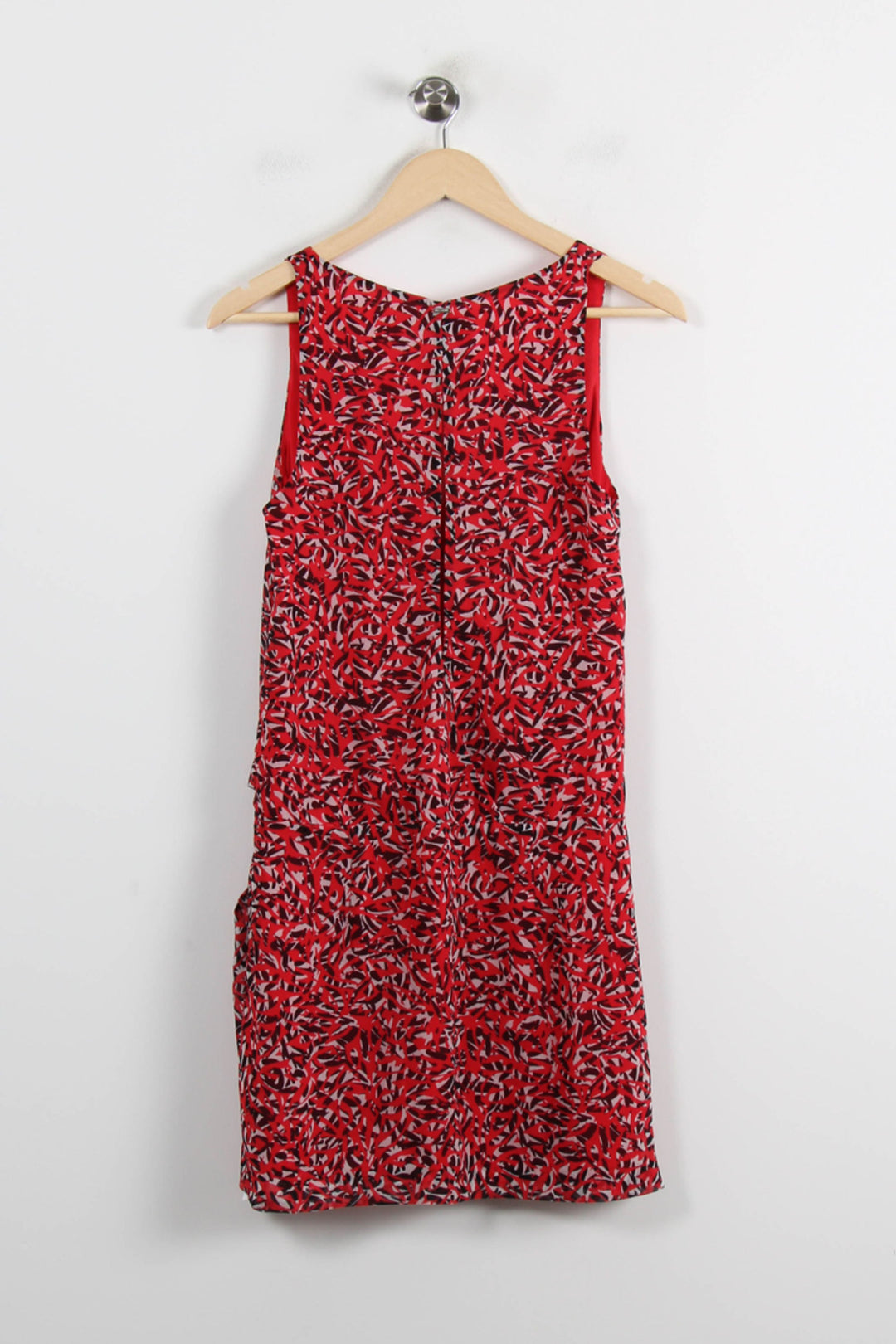 Robe Portefeuille Rouge et Noir - Taille XS/34 de la marque IKKS | PARAD72276 - Vendu par Paradigme - Image 4