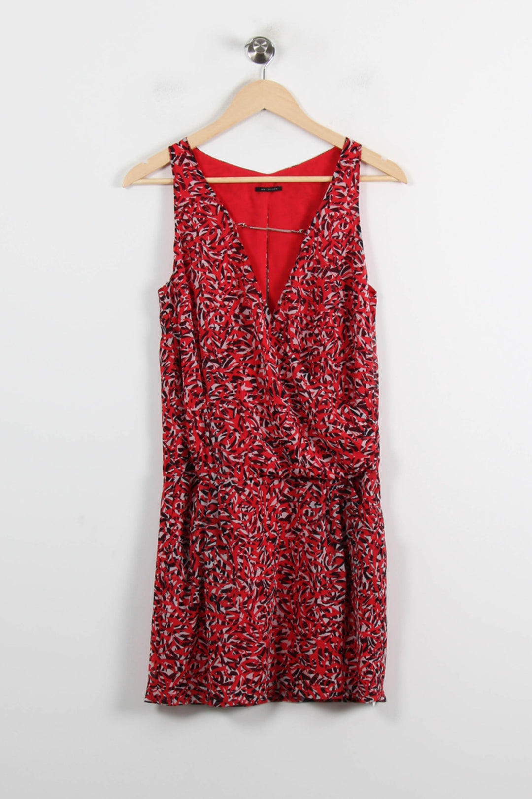 Robe Portefeuille Rouge et Noir - Taille XS/34 de la marque IKKS | PARAD72276 - Vendu par Paradigme - Image 2