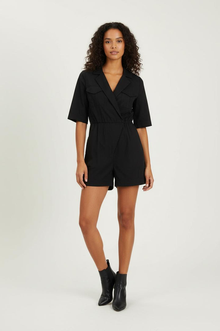 Combishort Noir - Taille XS/34 de la marque ba&sh | PARAD72277 - Vendu par Paradigme - Image 1