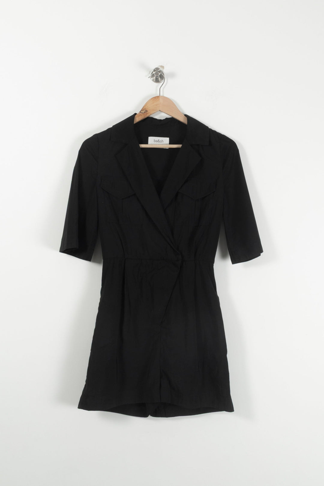 Combishort Noir - Taille XS/34 de la marque ba&sh | PARAD72277 - Vendu par Paradigme - Image 2
