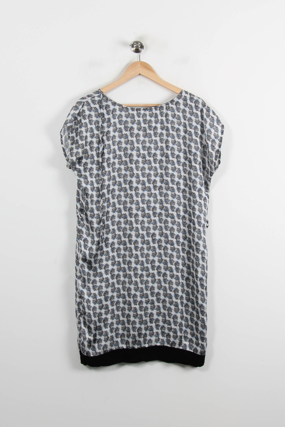 Robe Droite Noire et Blanche - Taille S/36 de la marque La Fée Maraboutée | PARAD72287 - Vendu par Paradigme - Image 4