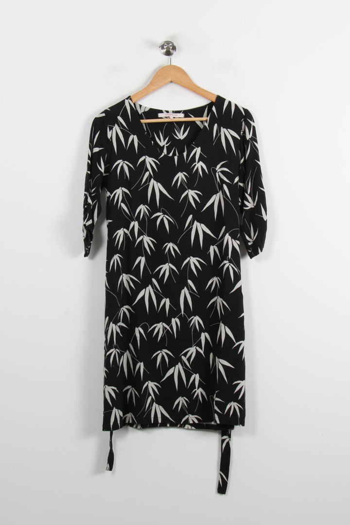 Robe Noire et Blanche - Taille S/36 de la marque La Fée Maraboutée | PARAD72289 - Vendu par Paradigme - Image 2