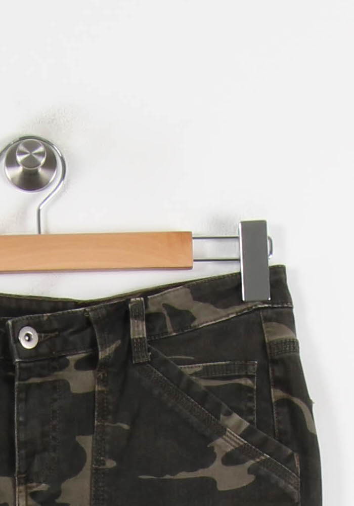 Pantalon Cargo Camouflage Multicolore - Taille S/36 de la marque IKKS | PARAD72293 - Vendu par Paradigme - Image 3