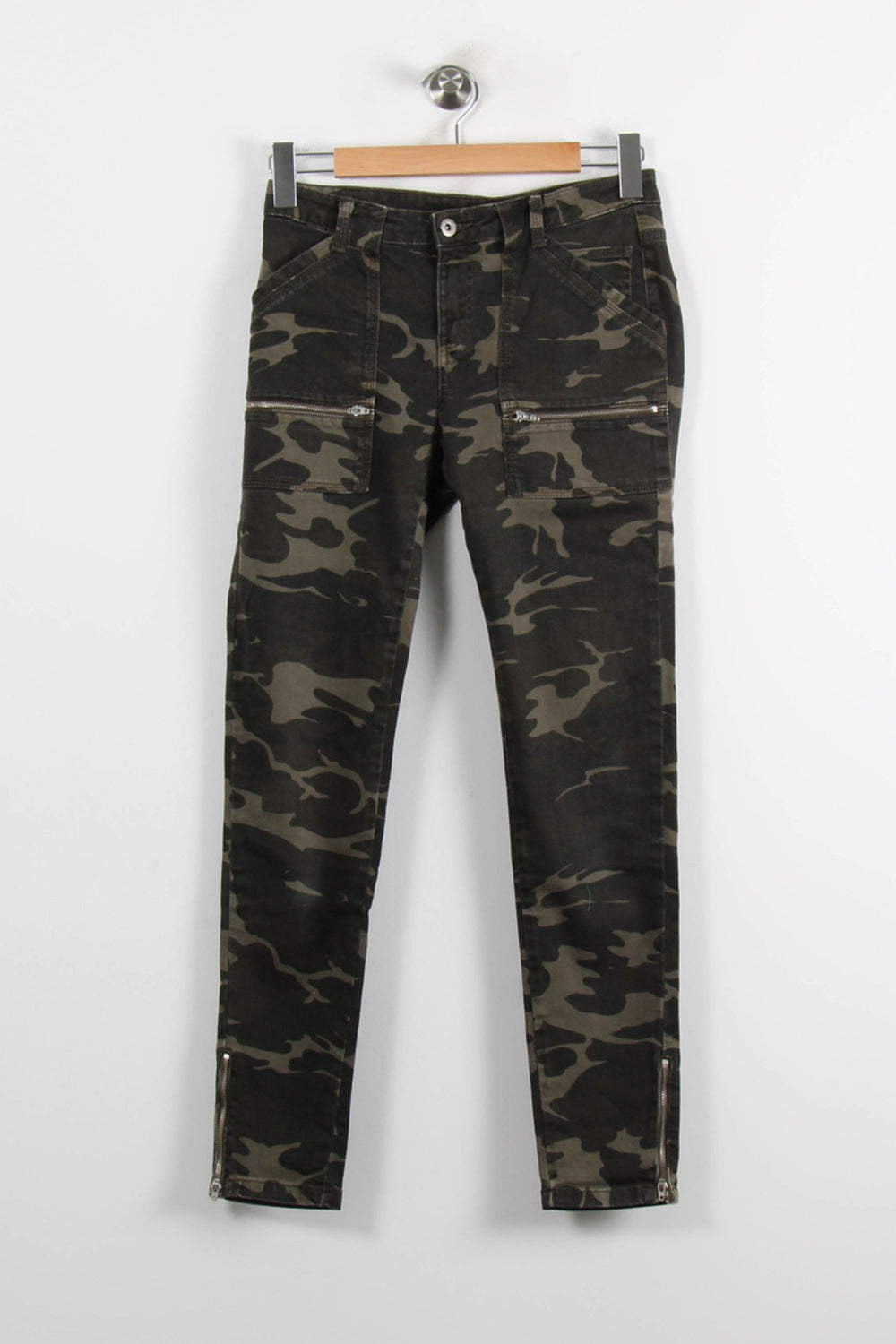 Pantalon Cargo Camouflage Multicolore - Taille S/36 de la marque IKKS | PARAD72293 - Vendu par Paradigme - Image 2