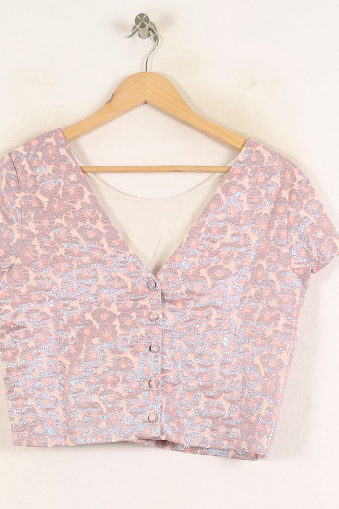 Top Rose et Argenté - Taille L/40 de la marque Maison Lemoine | PARAD72298 - Vendu par Paradigme - Image 4