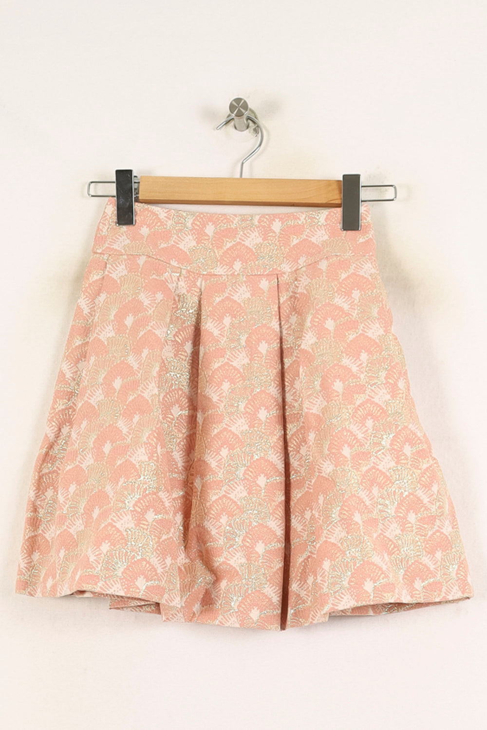 Jupe Patineuse Rose et Doré - Taille XS/34 de la marque Maison Lemoine | PARAD72299 - Vendu par Paradigme - Image 2