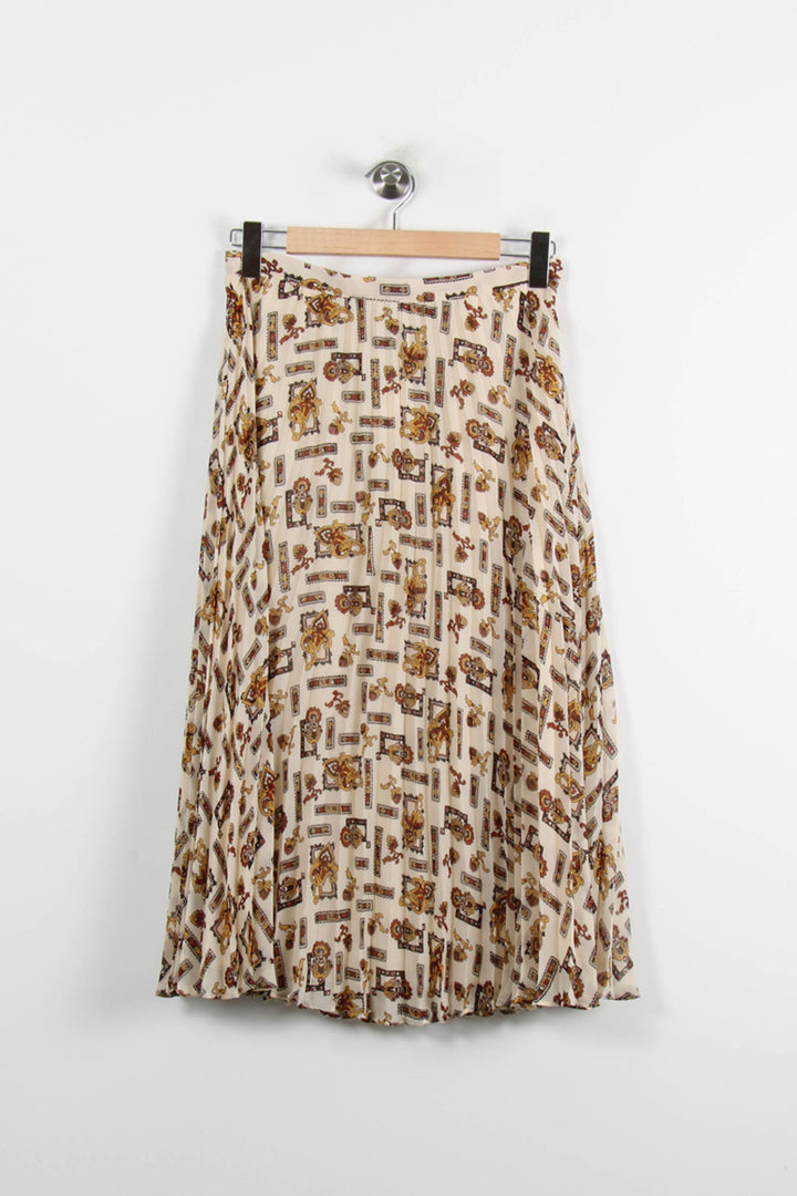 Jupe Plissée Multicolore - Taille L/40 de la marque Claudie Pierlot | PARAD72302 - Vendu par Paradigme - Image 2