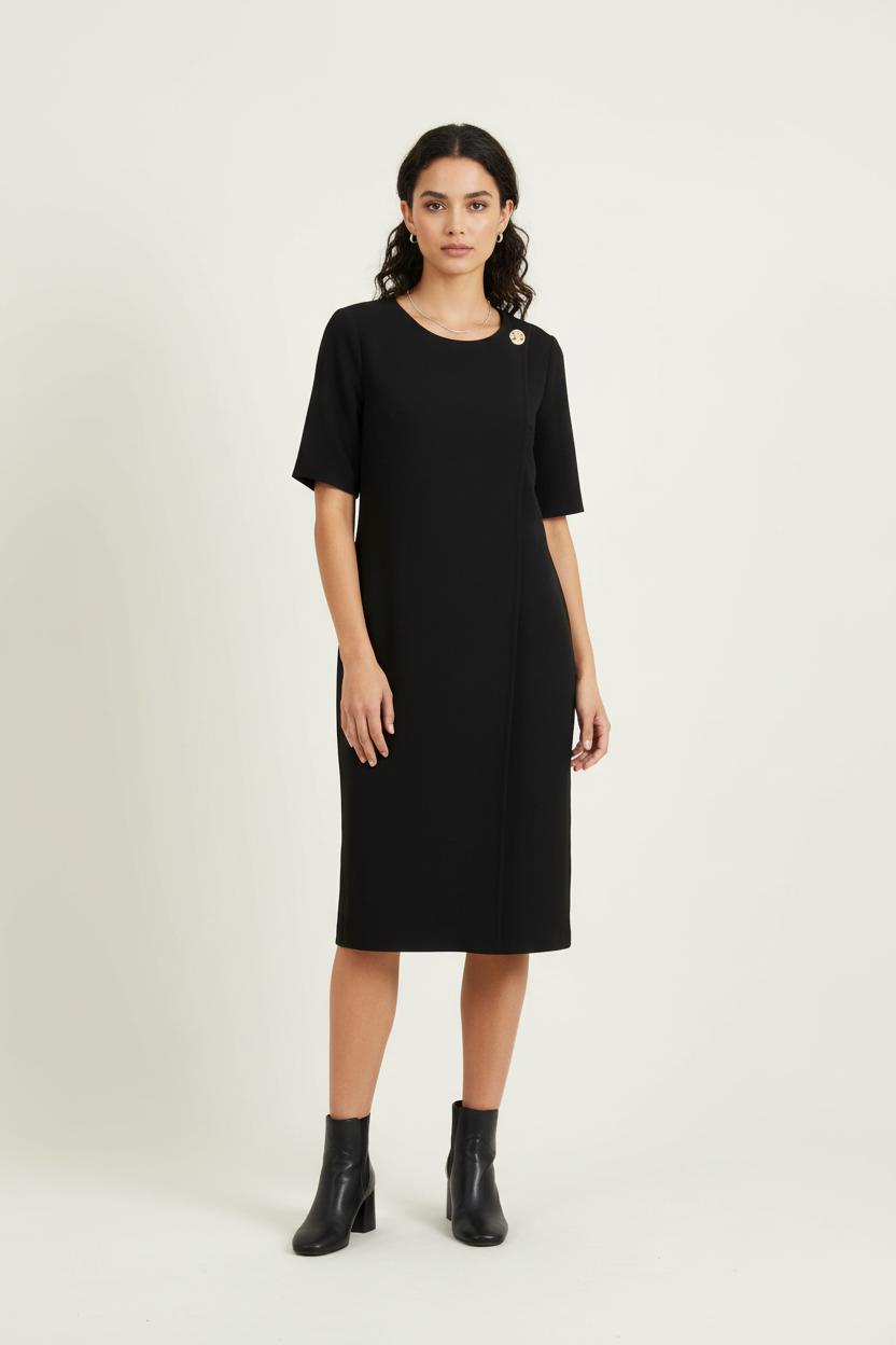 Robe Midi Noire - Taille S/36 de la marque Gerard Darel | PARAD72305 - Vendu par Paradigme - Image 1