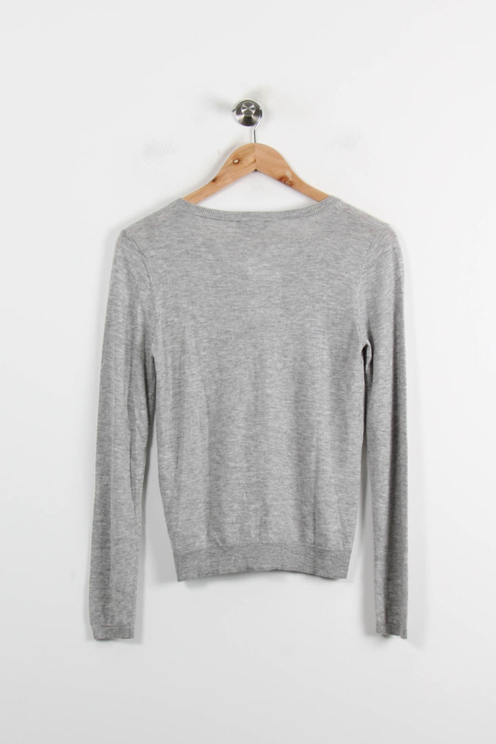 Cardigan Gris - Taille XS/34 de la marque Caroll | PARAD72308 - Vendu par Paradigme - Image 4
