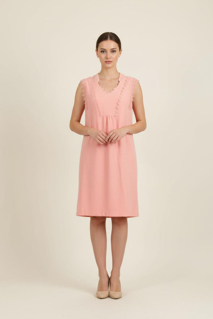 Robe Sans Manches Rose - Taille M/38 de la marque One Step | PARAD72309 - Vendu par Paradigme - Image 1
