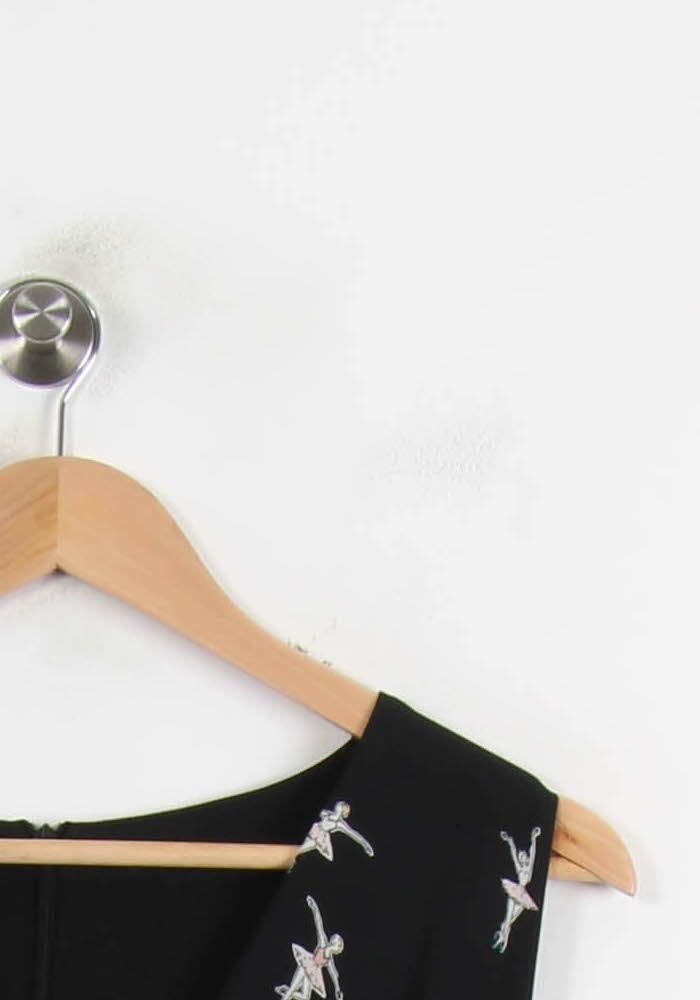 Robe Noire et Blanche - Taille XL/42 de la marque La Fée Maraboutée | PARAD72317 - Vendu par Paradigme - Image 3