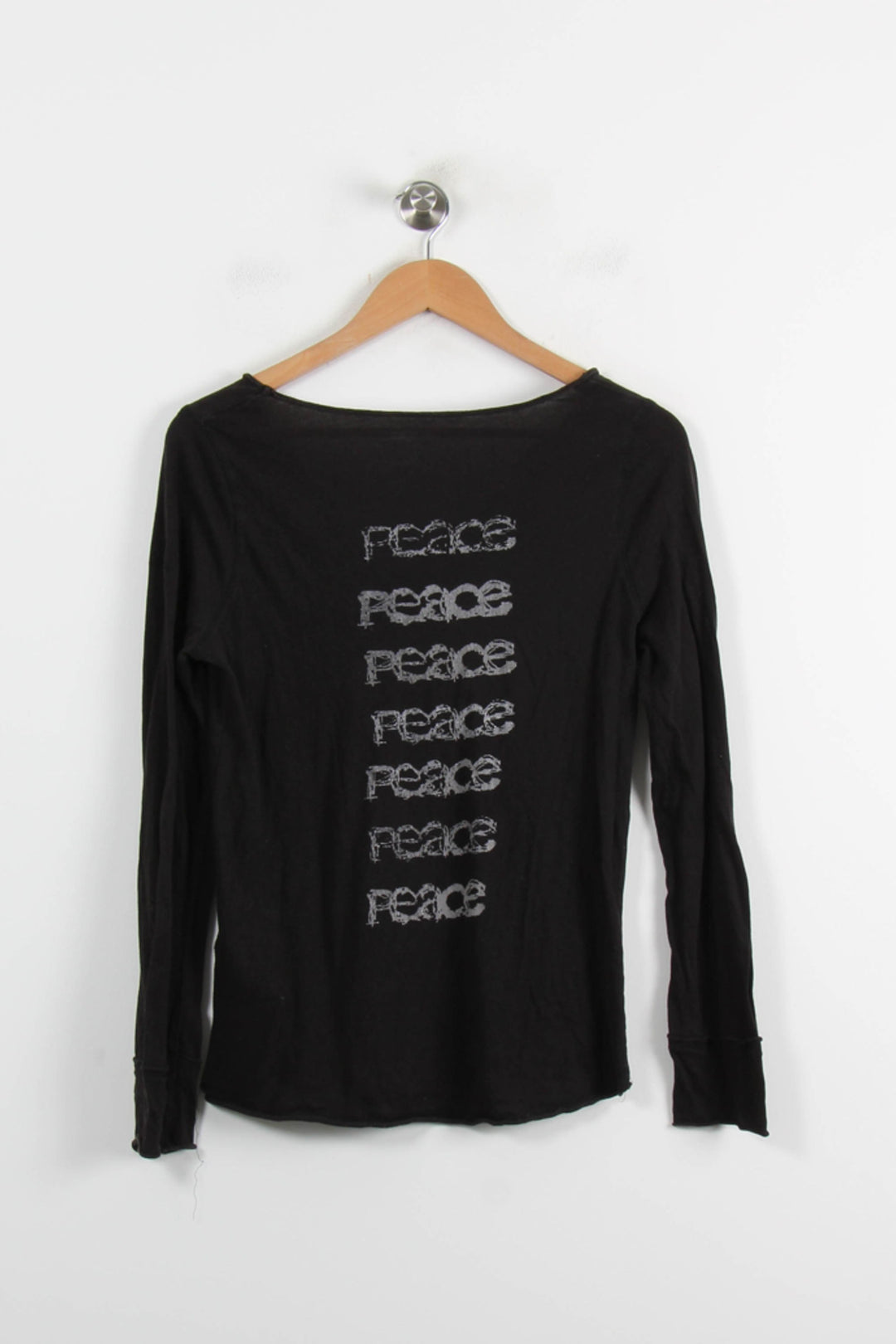 T-shirt Manches Longues Noir - Taille S/36 de la marque Zadig&Voltaire | PARAD72318 - Vendu par Paradigme - Image 4