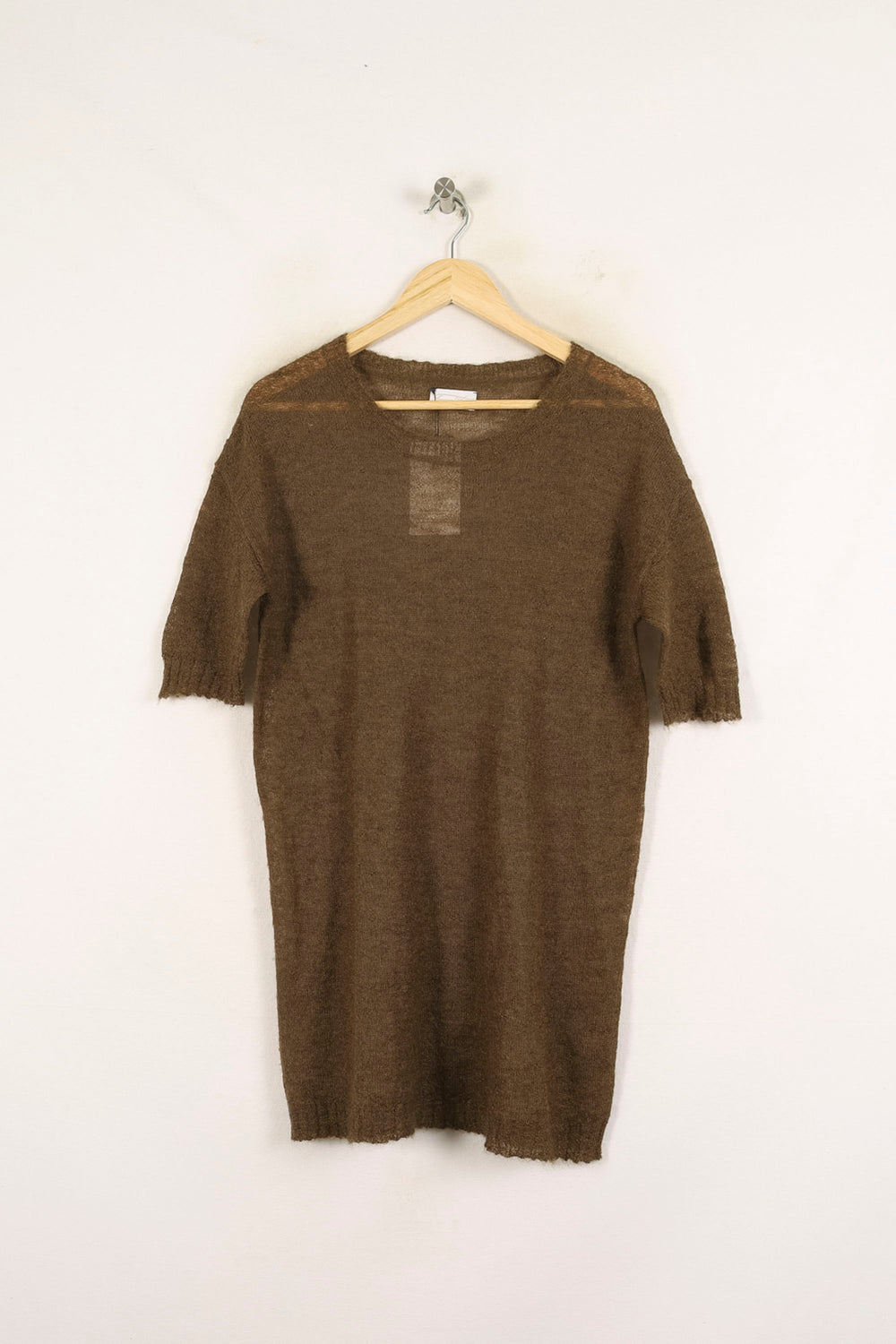 Pull Marron - Taille S/36 de la marque American Vintage | PARAD72320 - Vendu par Paradigme - Image 2