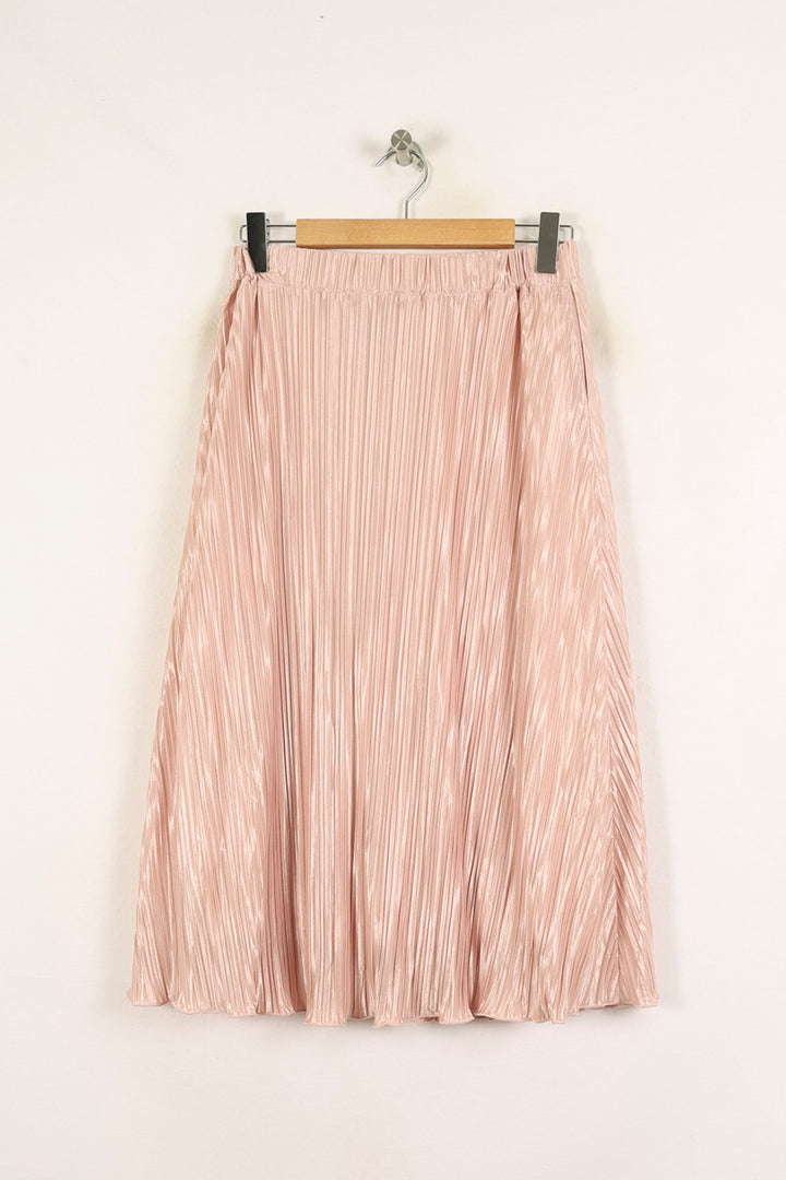 Jupe Plissée Rose - Taille L/40 de la marque Maison Lemoine | PARAD72324 - Vendu par Paradigme - Image 4