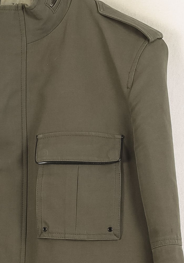 Veste Saharienne Verte - Taille L/40 de la marque ZAPA | PARAD72329 - Vendu par Paradigme - Image 3