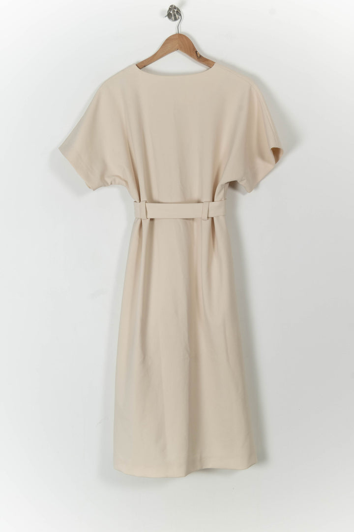 Robe Longue Beige - Taille S/36 de la marque Tara Jarmon | PARAD72331 - Vendu par Paradigme - Image 4