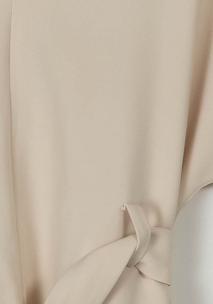 Robe Longue Beige - Taille S/36 de la marque Tara Jarmon | PARAD72331 - Vendu par Paradigme - Image 3
