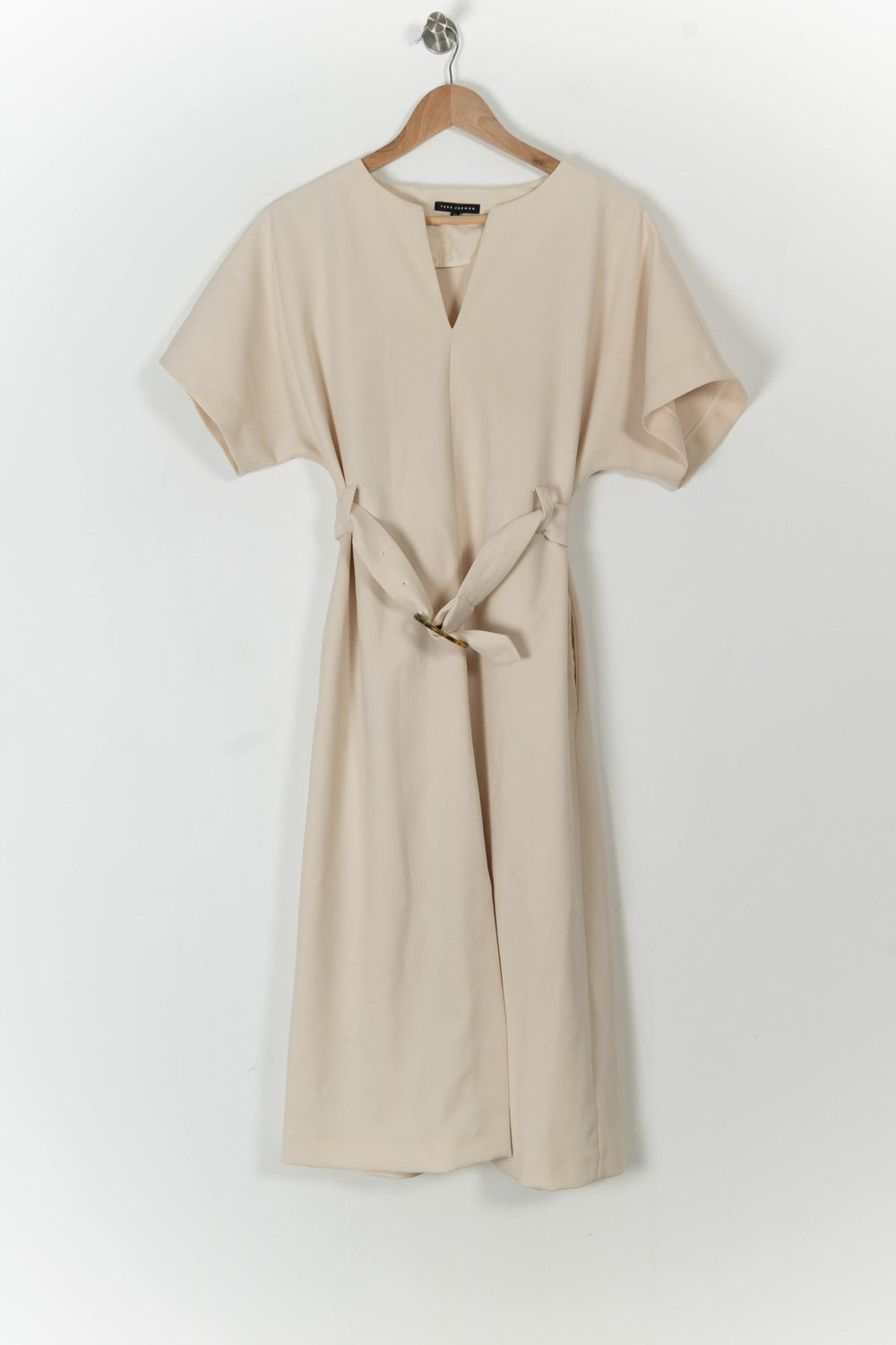 Robe Longue Beige - Taille S/36 de la marque Tara Jarmon | PARAD72331 - Vendu par Paradigme - Image 2