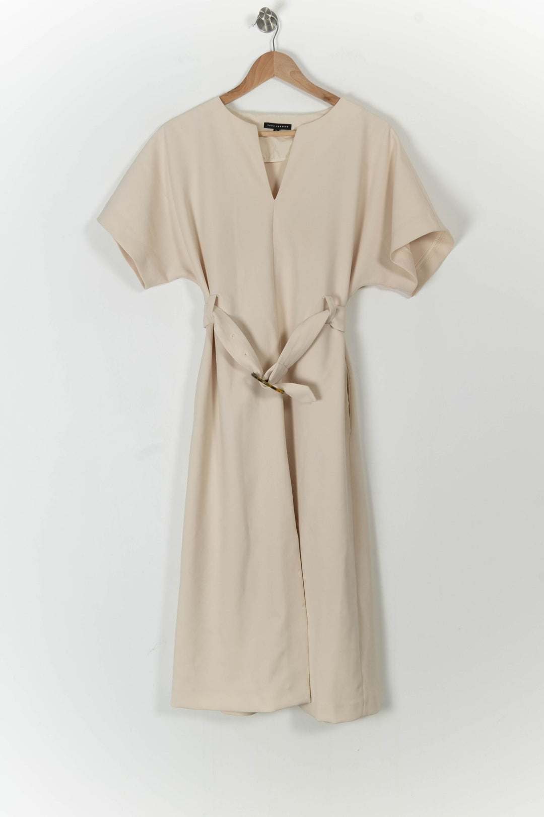 Robe Longue Beige - Taille S/36 de la marque Tara Jarmon | PARAD72331 - Vendu par Paradigme - Image 2