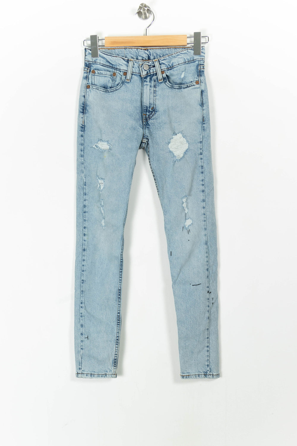 Jean Skinny Bleu - Taille M/38 de la marque Levi's | PARAD72348 - Vendu par Paradigme - Image 2