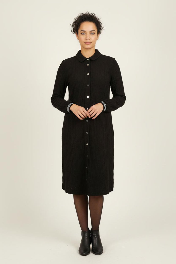 Robe Chemise Noire - Taille XL/42 de la marque I.Code | PARAD72350 - Vendu par Paradigme - Image 1