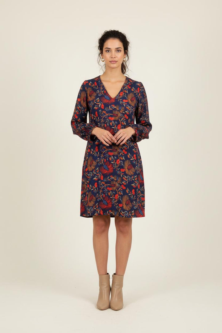 Robe Bleu et Rouge - Taille XL/42 de la marque La Fée Maraboutée | PARAD72352 - Vendu par Paradigme - Image 1