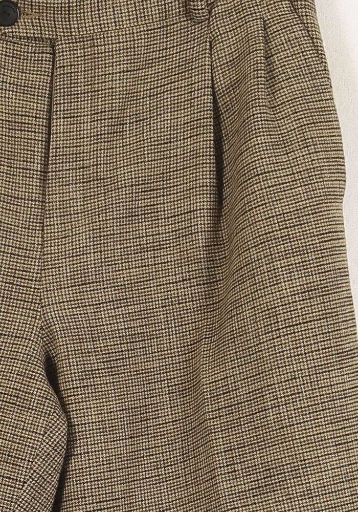 Pantalon Carreaux Marron - Taille XL/42 de la marque Sandro | PARAD72367 - Vendu par Paradigme - Image 3