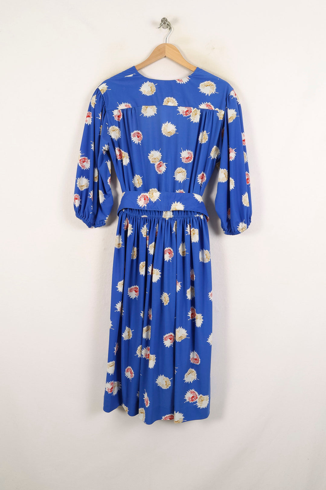 Robe Fleurie Bleue et Blanche - Taille L/40 de la marque Rodier | PARAD72371 - Vendu par Paradigme - Image 4