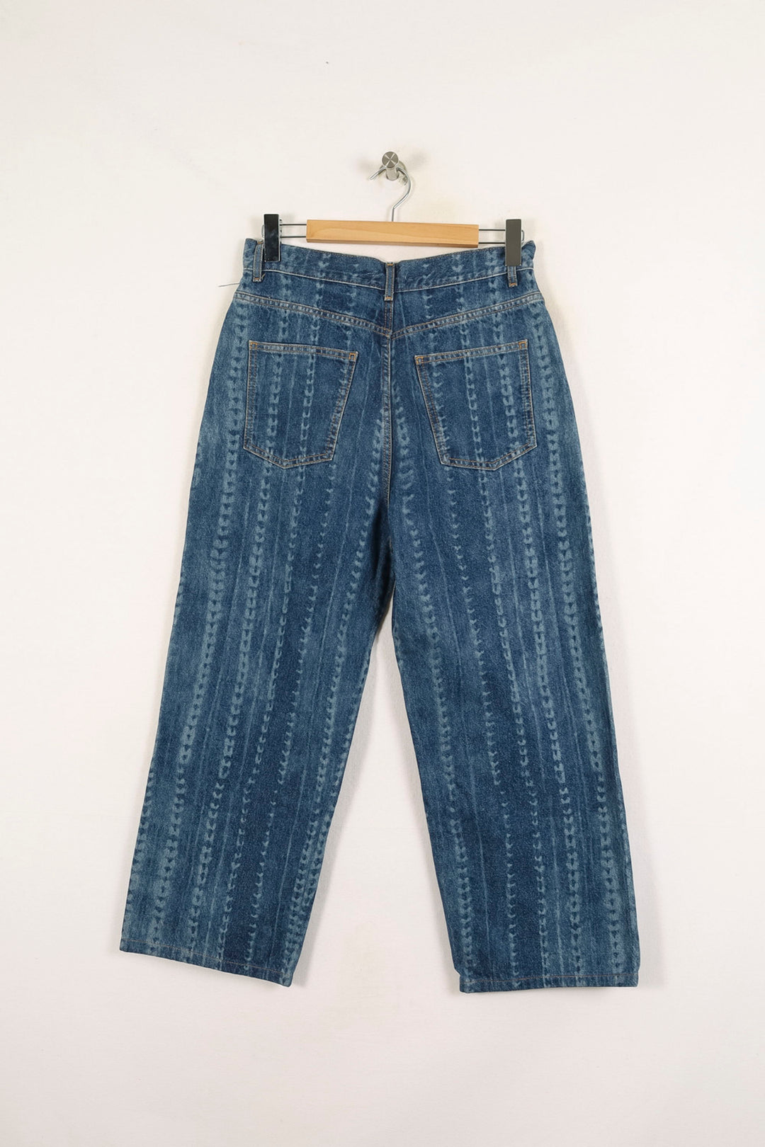 Jean Large Bleu - Taille L/40 de la marque Sandro | PARAD72374 - Vendu par Paradigme - Image 4