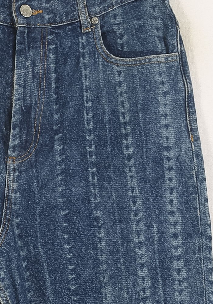Jean Large Bleu - Taille L/40 de la marque Sandro | PARAD72374 - Vendu par Paradigme - Image 3