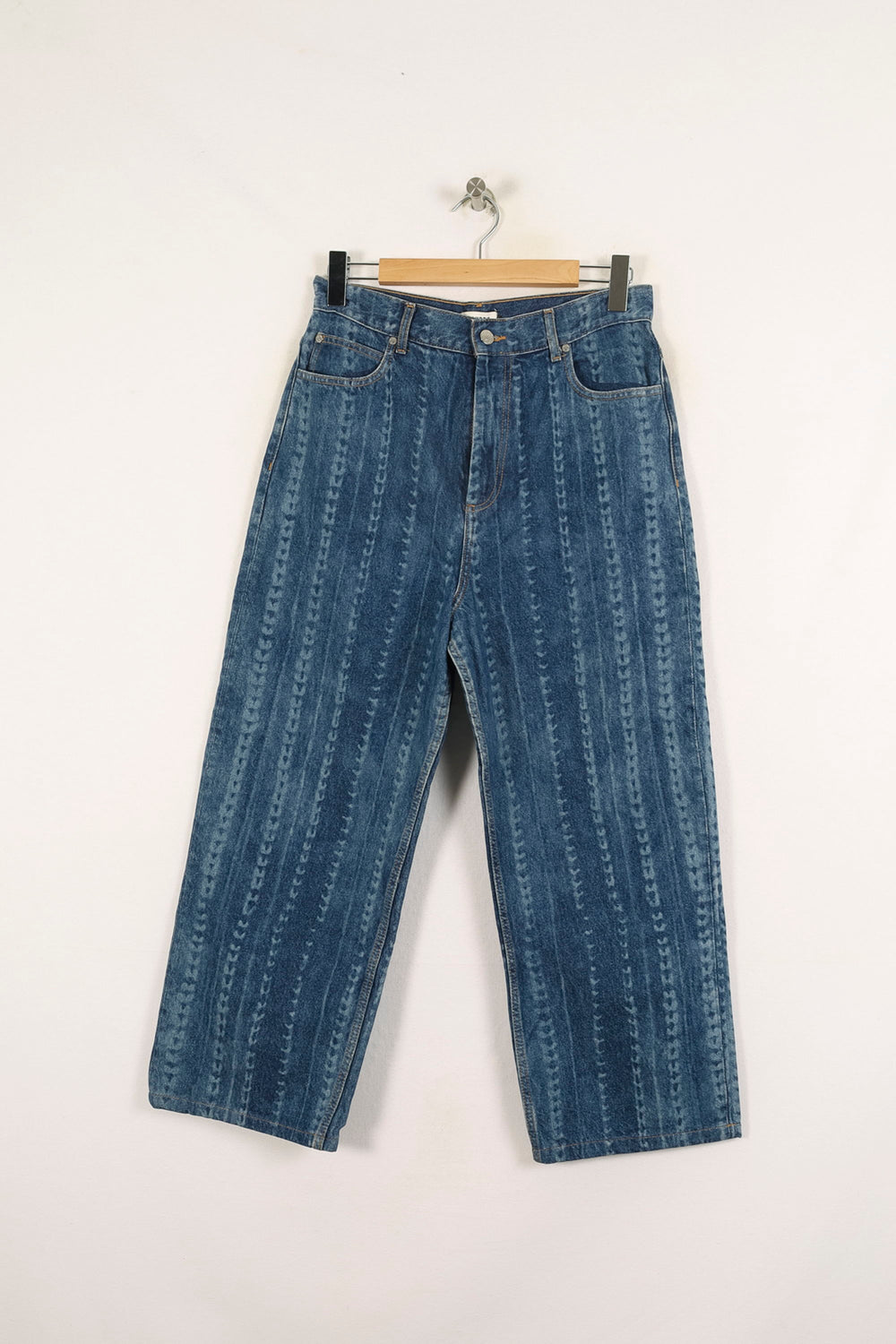 Jean Large Bleu - Taille L/40 de la marque Sandro | PARAD72374 - Vendu par Paradigme - Image 2
