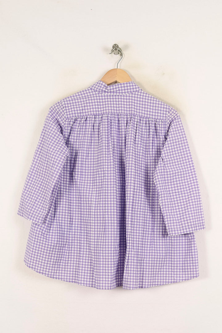 Chemise Violette et Blanche - Taille S/36 de la marque Laurence Bras | PARAD72375 - Vendu par Paradigme - Image 4