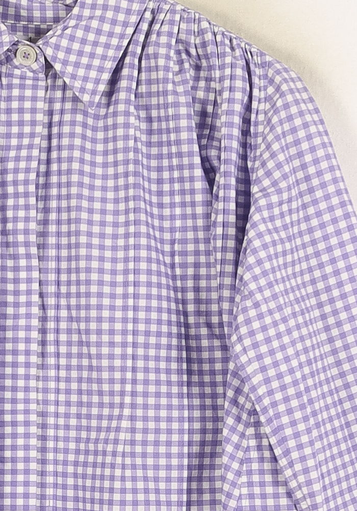 Chemise Violette et Blanche - Taille S/36 de la marque Laurence Bras | PARAD72375 - Vendu par Paradigme - Image 3