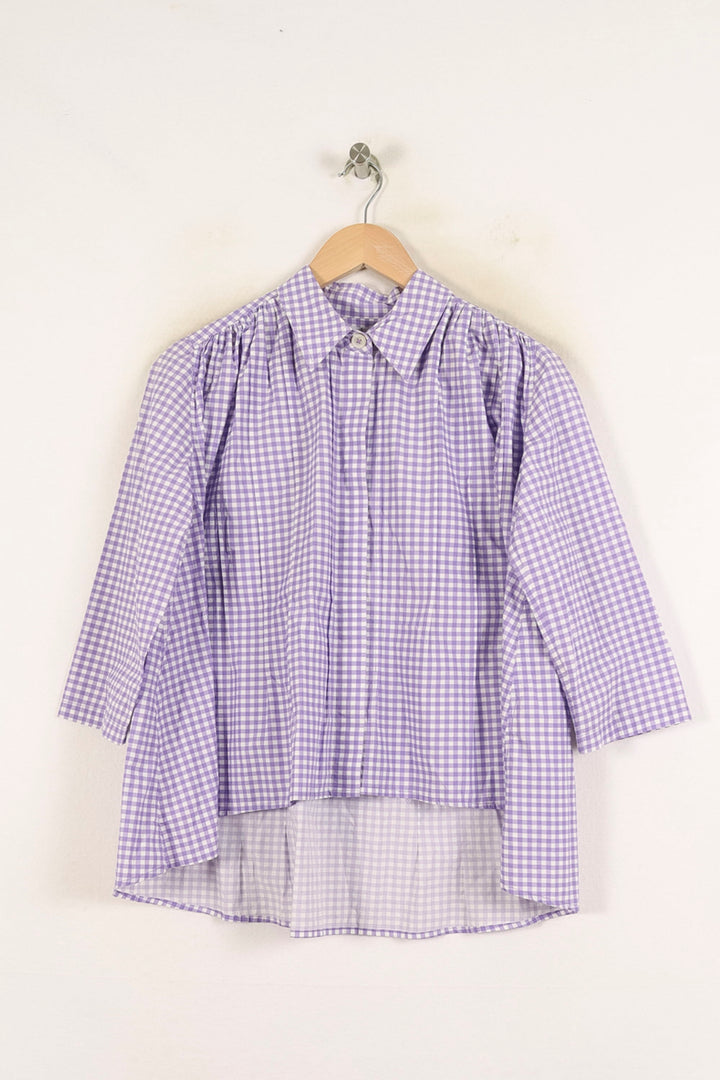 Chemise Violette et Blanche - Taille S/36 de la marque Laurence Bras | PARAD72375 - Vendu par Paradigme - Image 2
