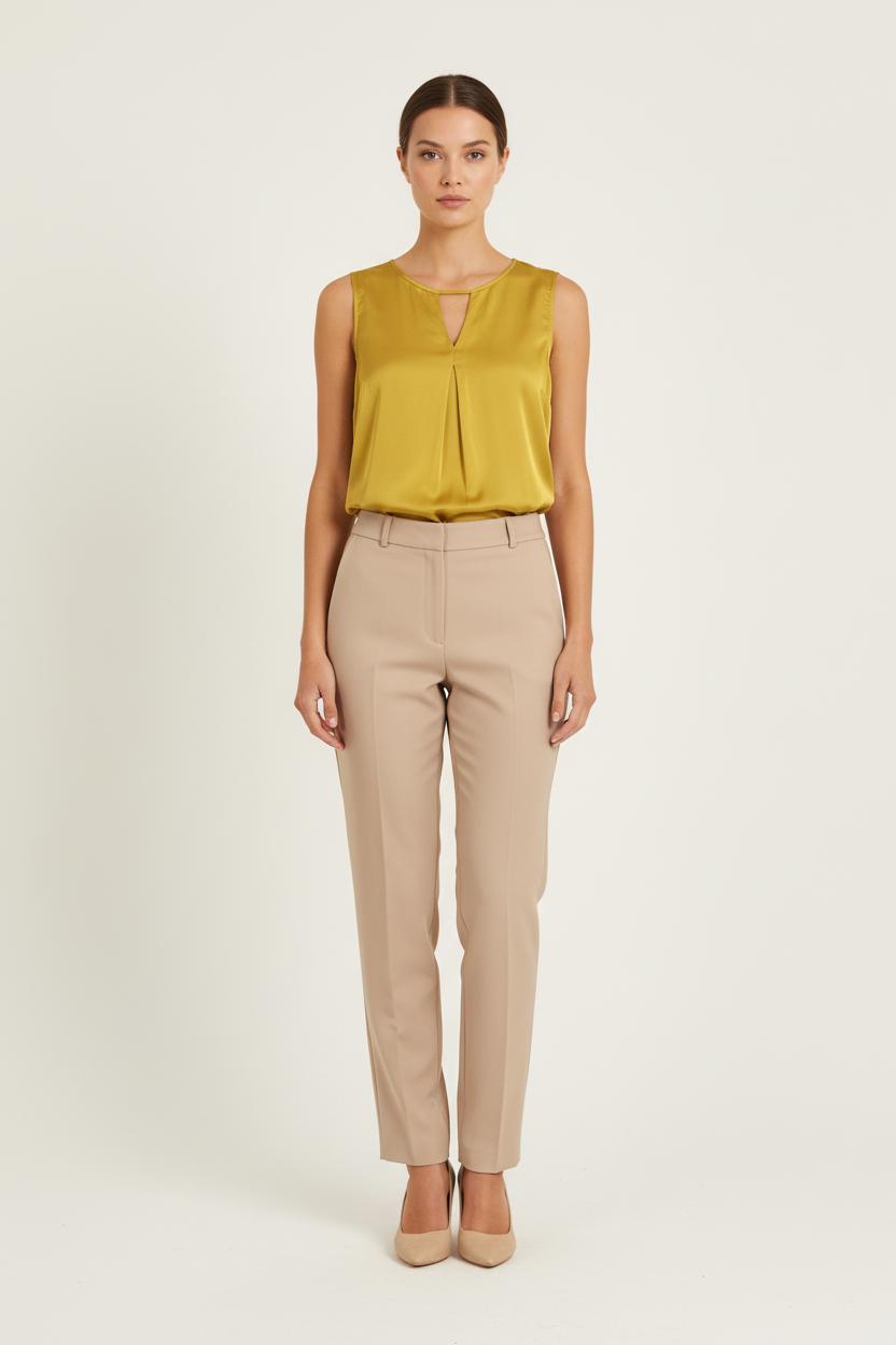 Débardeur Jaune - Taille L/40 de la marque La Fée Maraboutée | PARAD72376 - Vendu par Paradigme - Image 1