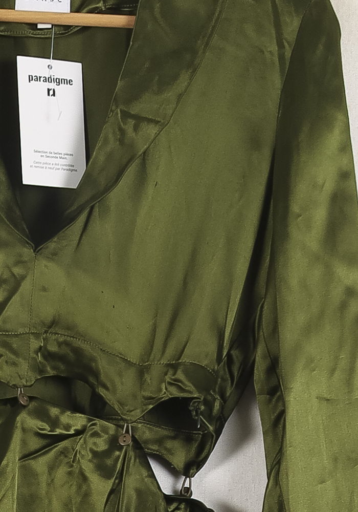 Robe Longue Verte - Taille S/36 de la marque Barje | PARAD72378 - Vendu par Paradigme - Image 3