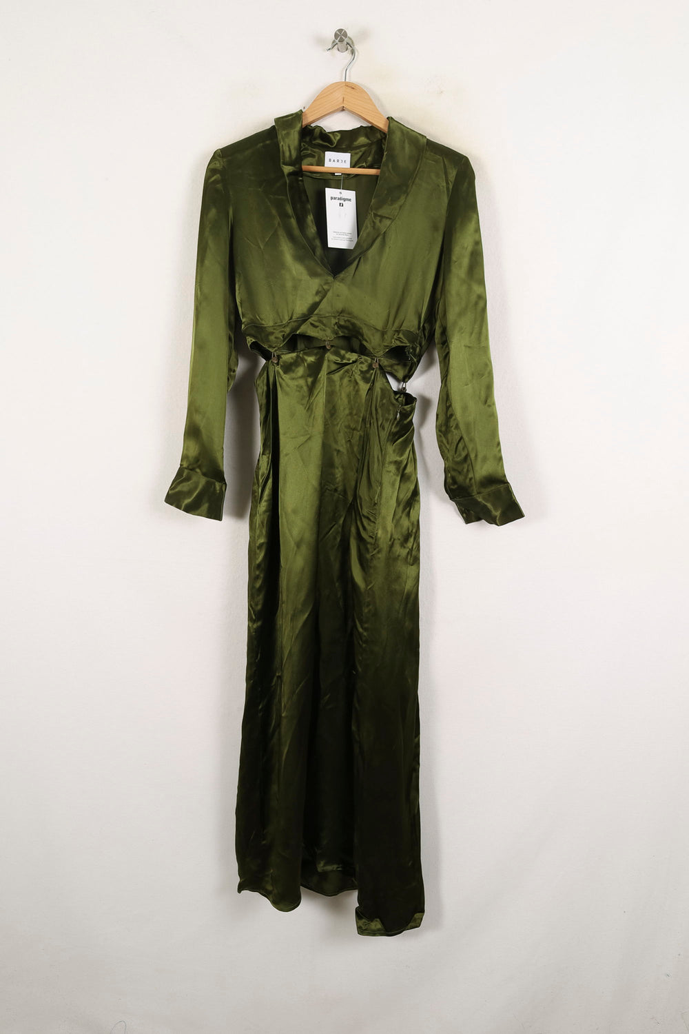 Robe Longue Verte - Taille S/36 de la marque Barje | PARAD72378 - Vendu par Paradigme - Image 2