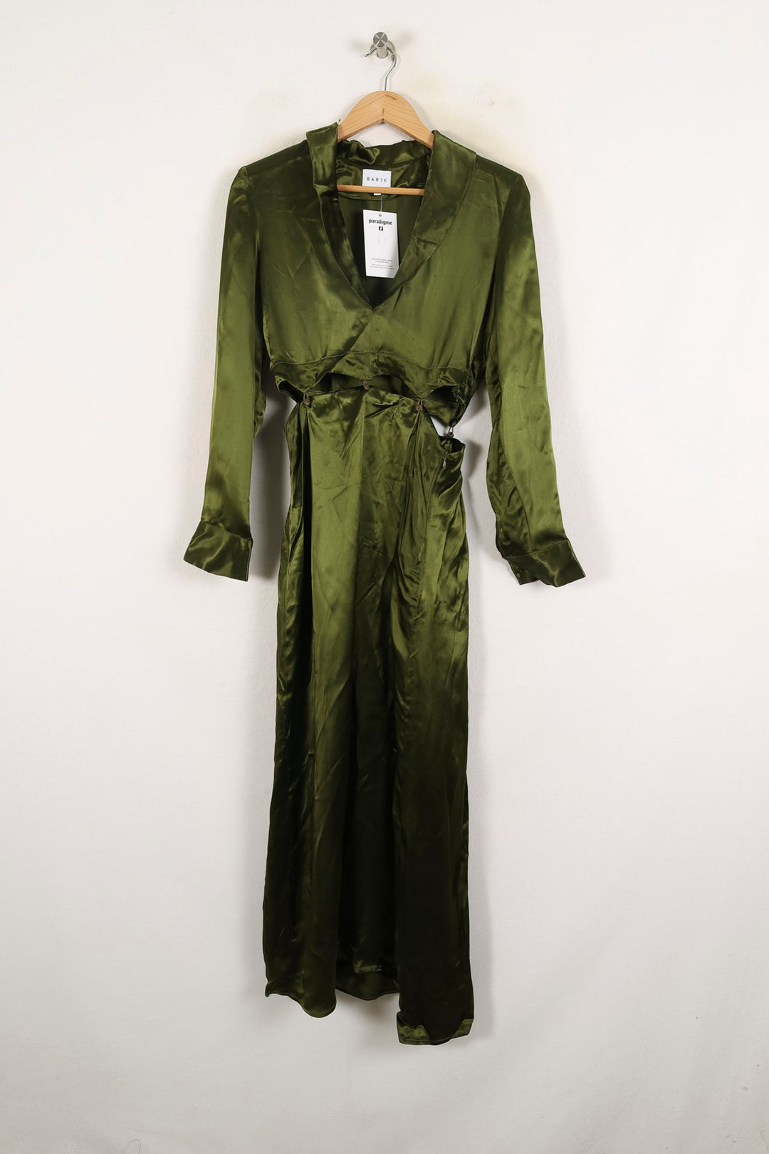 Robe Longue Verte - Taille S/36 de la marque Barje | PARAD72378 - Vendu par Paradigme - Image 2