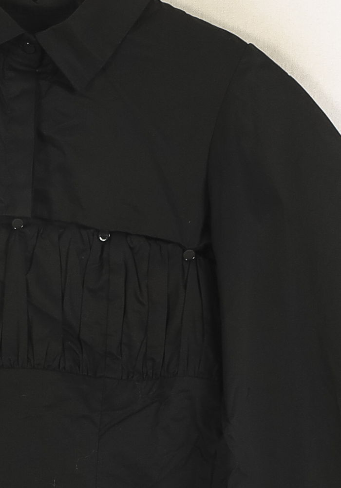 Robe Chemise Noire - Taille S/36 de la marque Barje | PARAD72380 - Vendu par Paradigme - Image 3