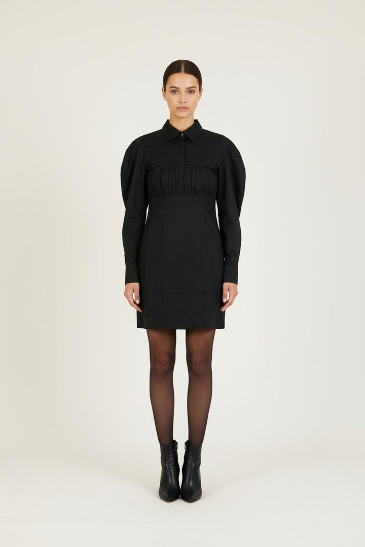 Robe Chemise Noire - Taille S/36 de la marque Barje | PARAD72380 - Vendu par Paradigme - Image 1