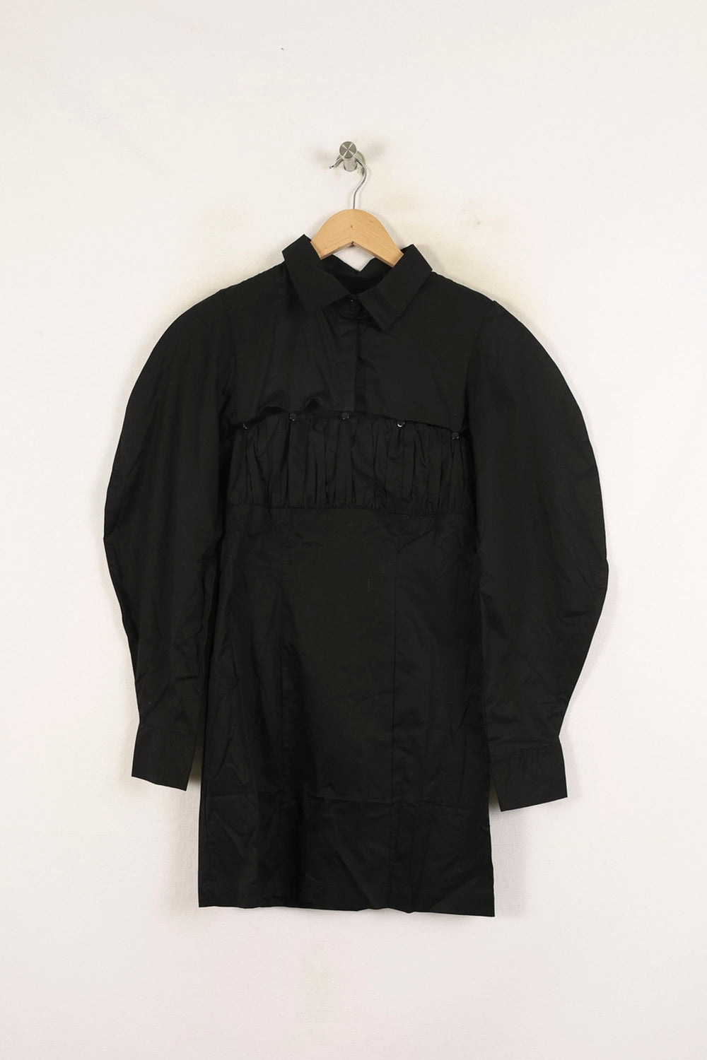 Robe Chemise Noire - Taille S/36 de la marque Barje | PARAD72380 - Vendu par Paradigme - Image 2