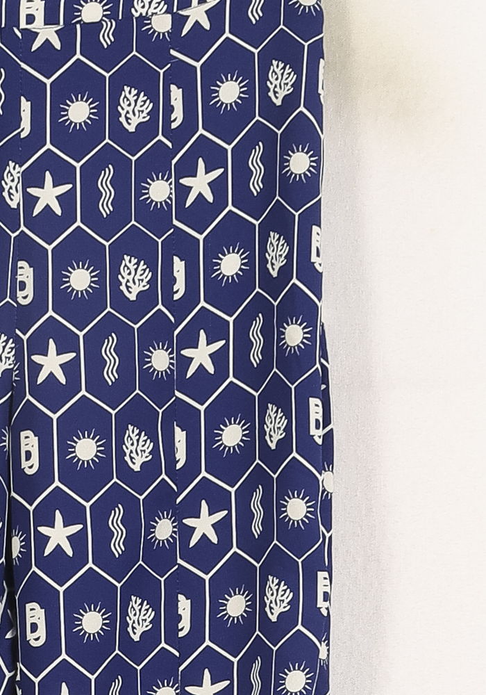 Pantalon Bleu et Blanc - Taille S/36 de la marque Barje | PARAD72391 - Vendu par Paradigme - Image 3