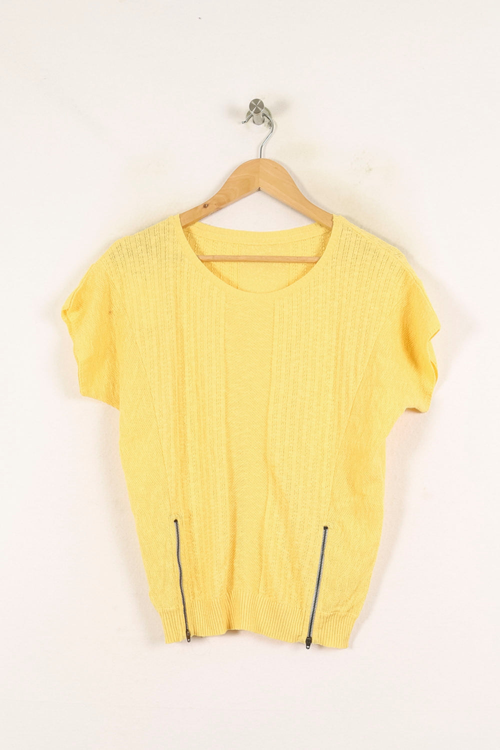 Pull Jaune - Taille S/36 de la marque Bérénice | PARAD72395 - Vendu par Paradigme - Image 2