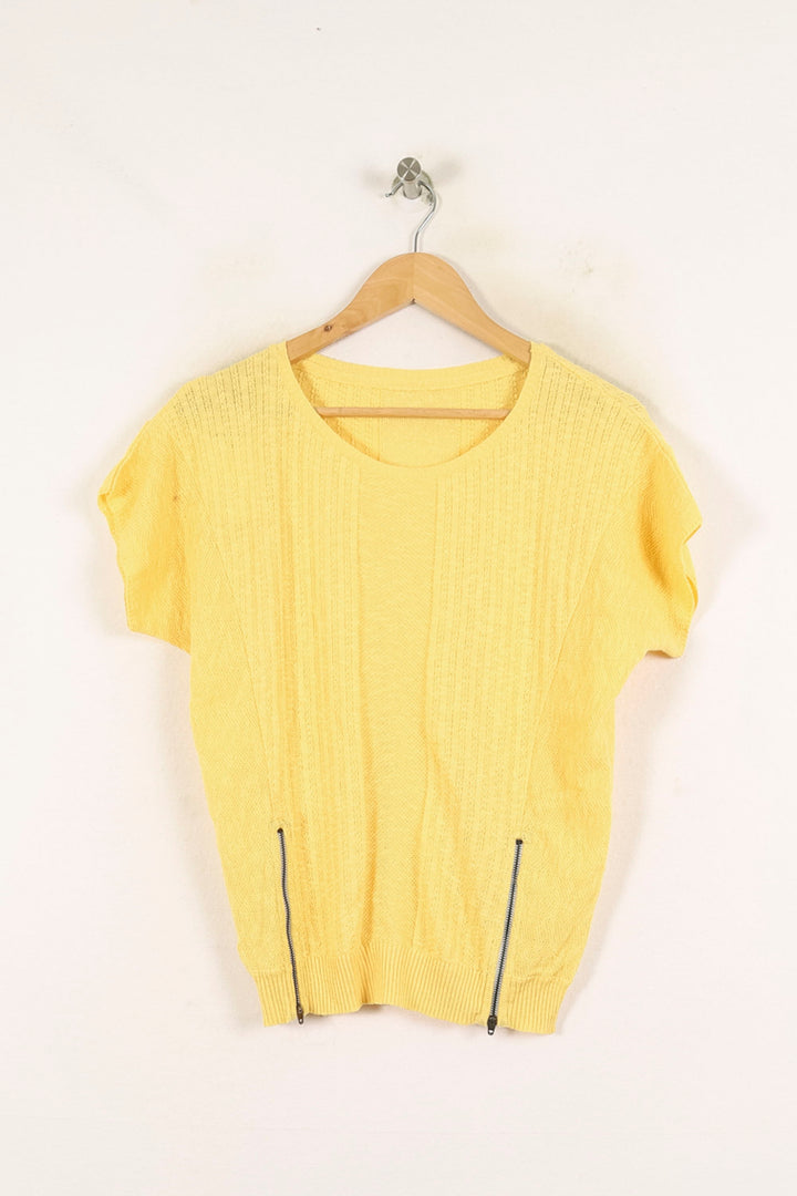 Pull Jaune - Taille S/36 de la marque Bérénice | PARAD72395 - Vendu par Paradigme - Image 2