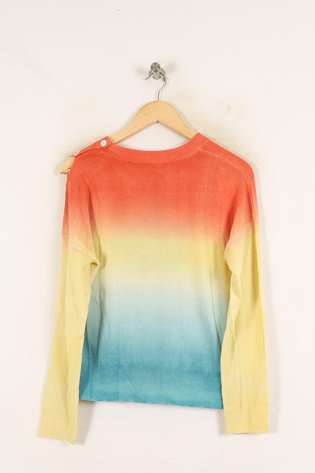 Pull Dégradé Orange Jaune et Bleu - Taille S/36 de la marque Bérénice | PARAD72396 - Vendu par Paradigme - Image 4