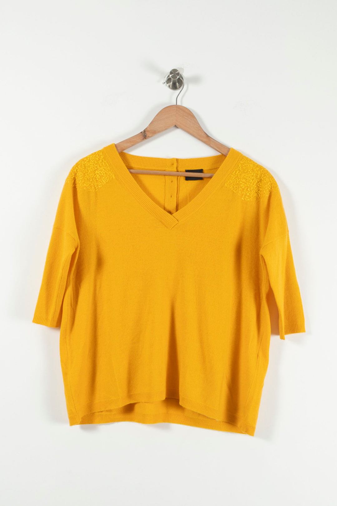 Pull Jaune - Taille S/36 de la marque Bérénice | PARAD72399 - Vendu par Paradigme - Image 2